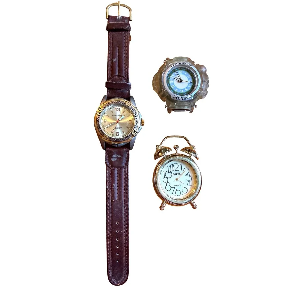 Vintage Watch Lot Parts Repair Untested Mens Womens +‎ Band Mixed As-Is